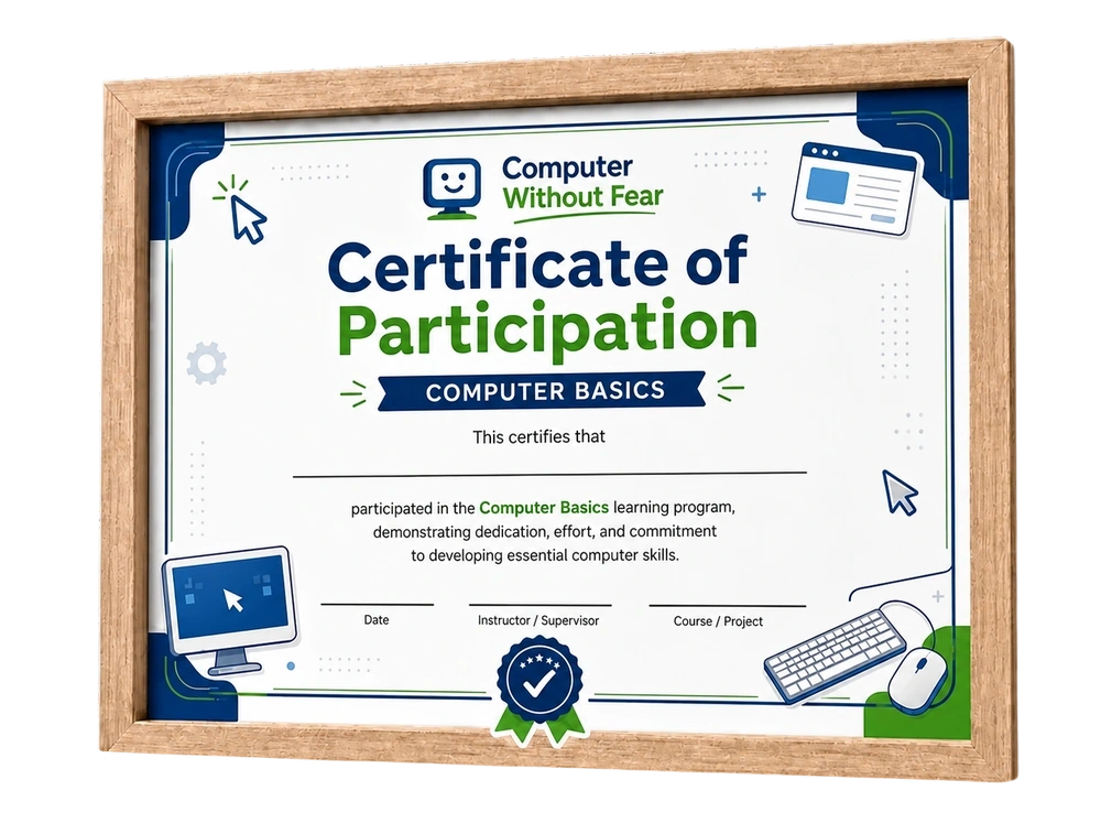 Certificate of Participation